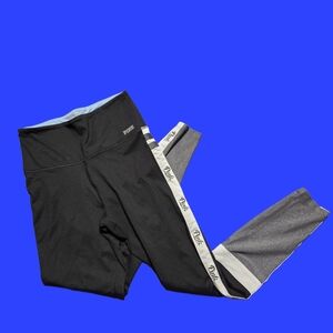 PINK Victoria's Secret Ultimate Leggings in Black and Gray.